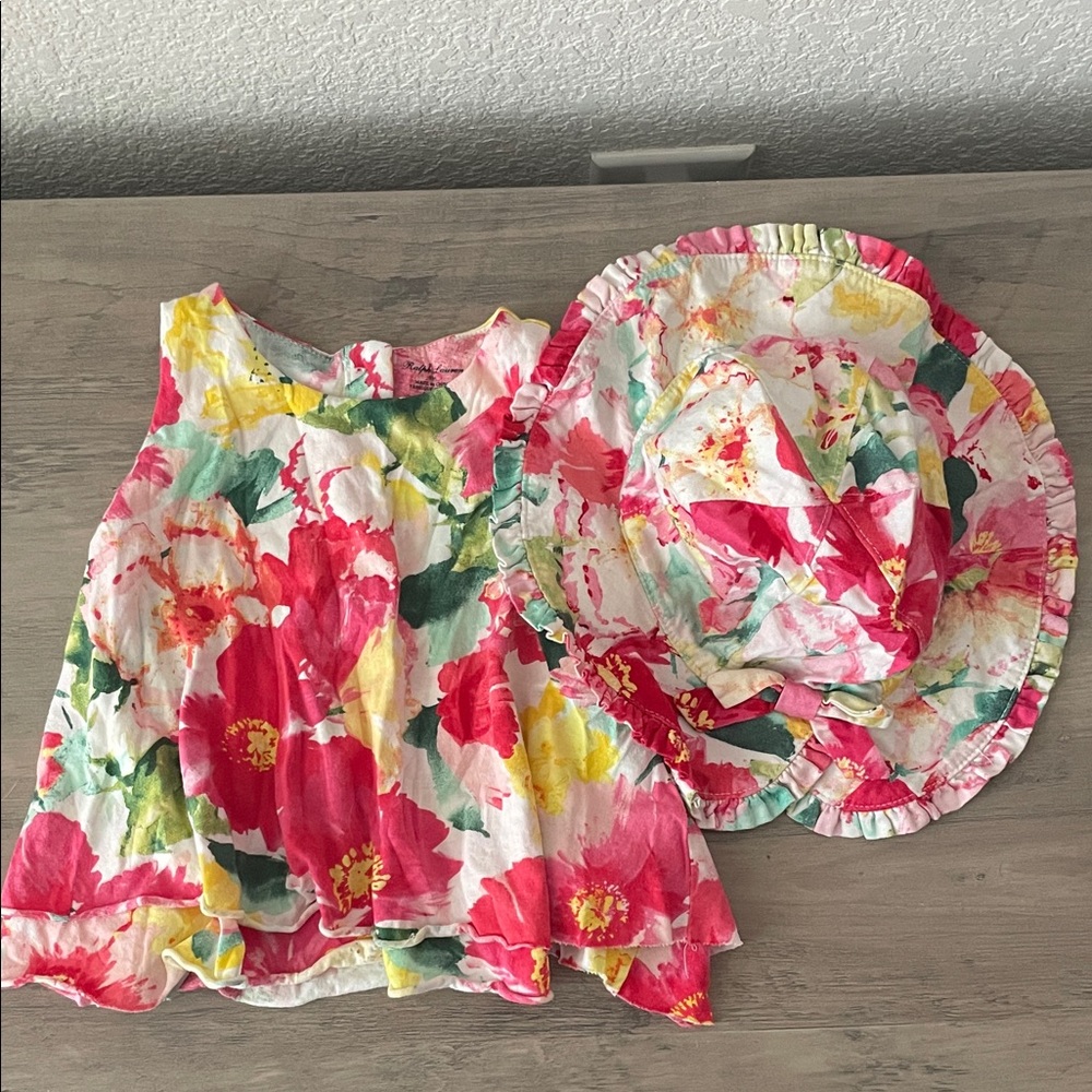 Ralph Lauren Kids Floral Set - Red, Pink, Green, Yellow